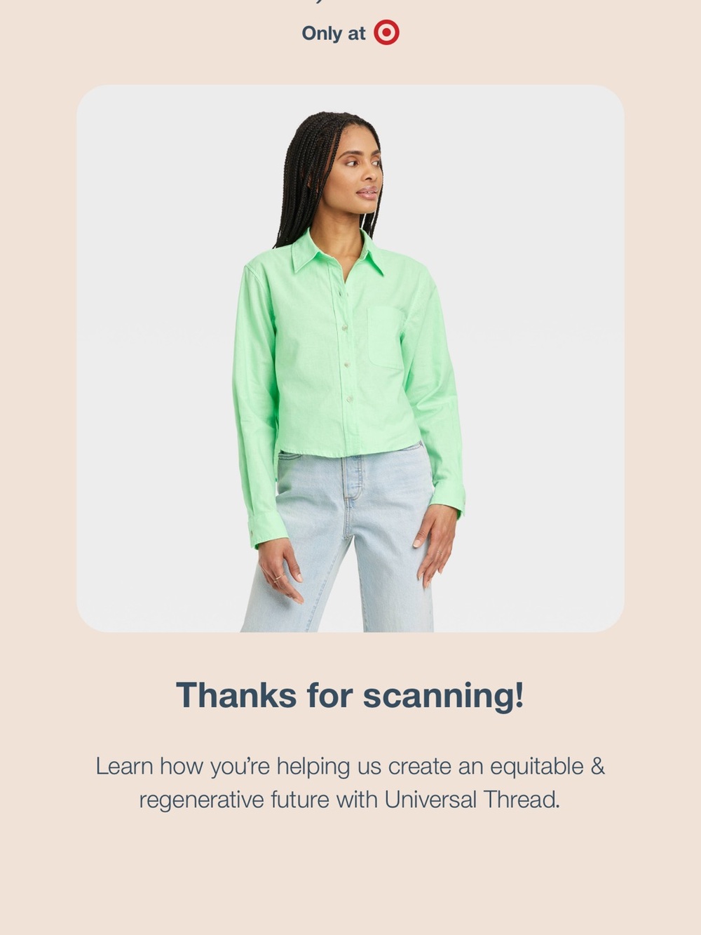 Target Mint Green Button-Down Shirt